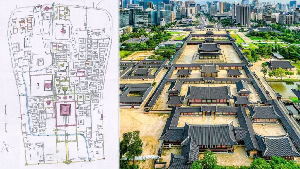 Gyeongbokgung Palace — celestial map