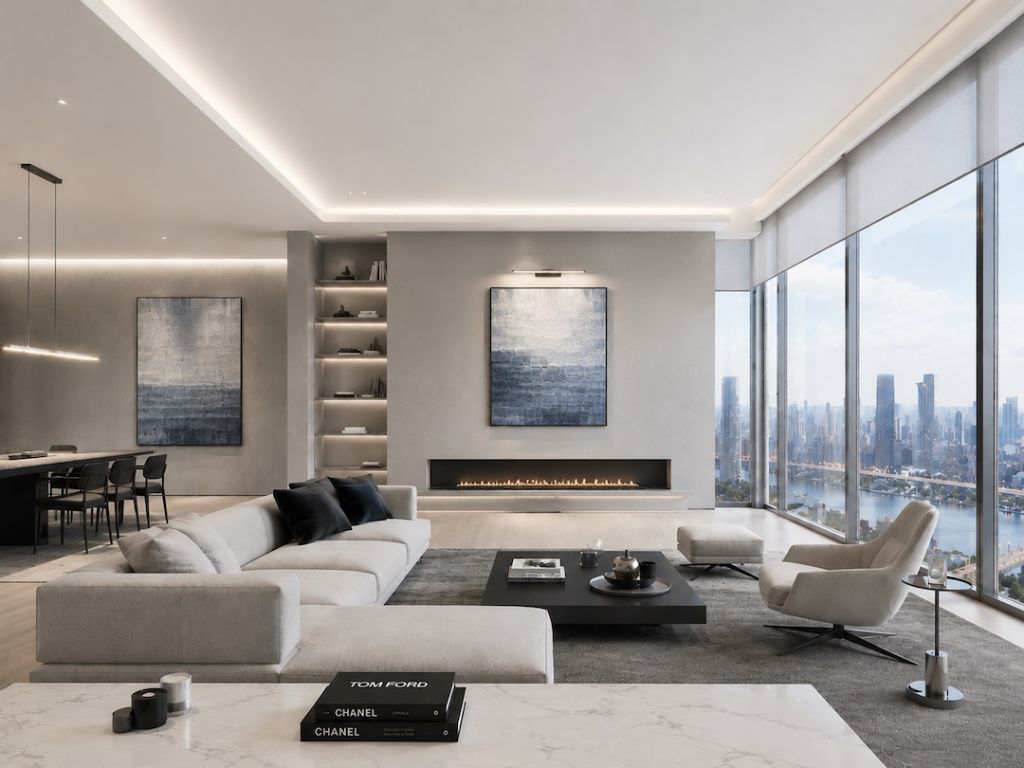 Interior space for balance and calm